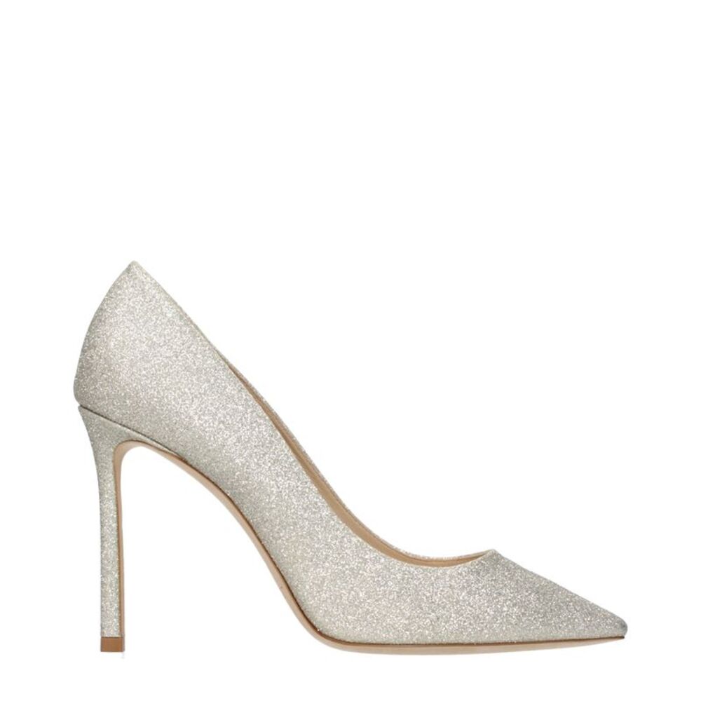 Jimmy Choo Gold Plastic High Heel Women's Pumps